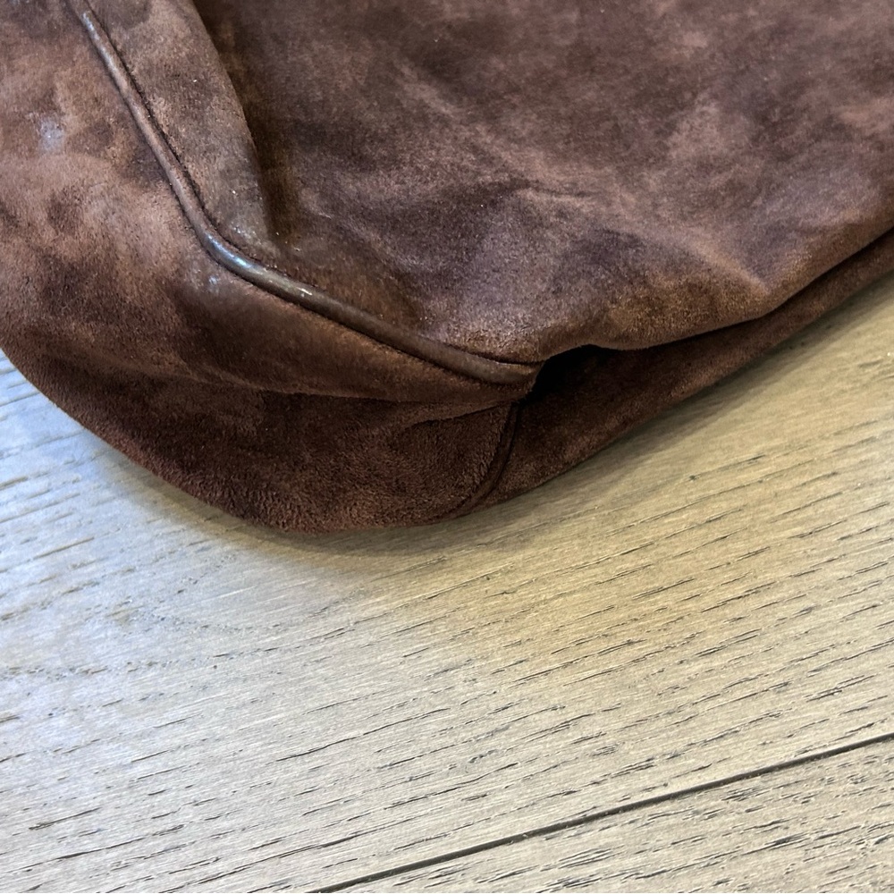 Salvatore Ferragamo Brown Suede bag - Picture 9 of 11